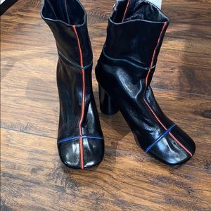 Zara leather boots
